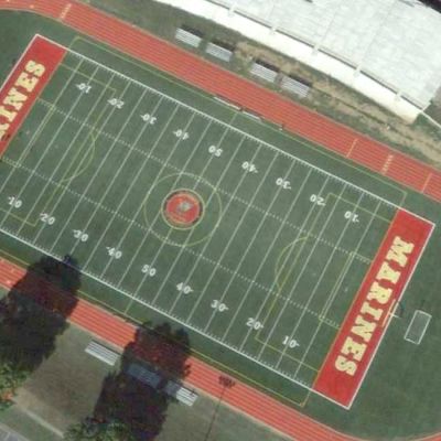 aerial view of Marines Stadium