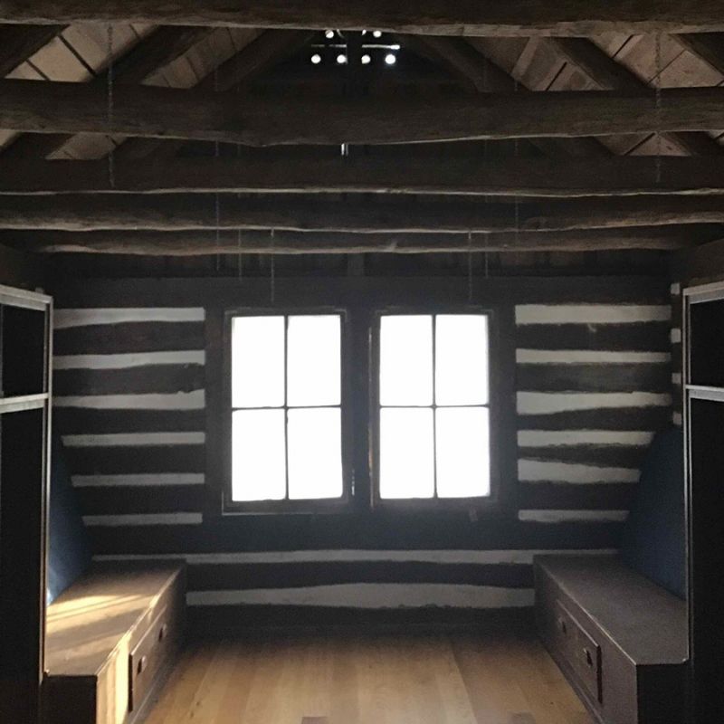 camp greentop cabin interior