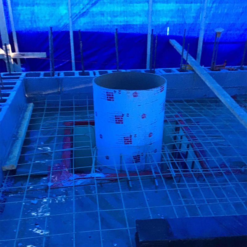 camp greentop pool structure